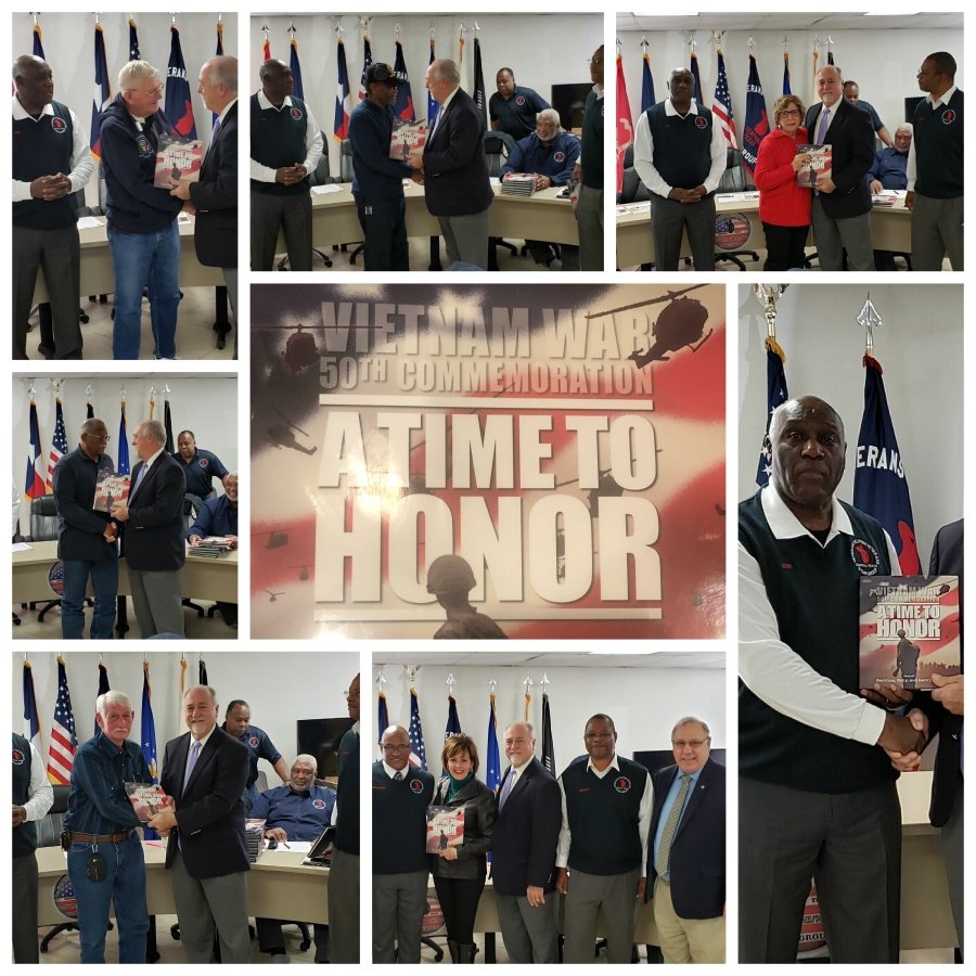 2019 SGVHV at Nov Monthly Meeting presents Vietnam Veterans with 50th Anniversary Commemorative Book