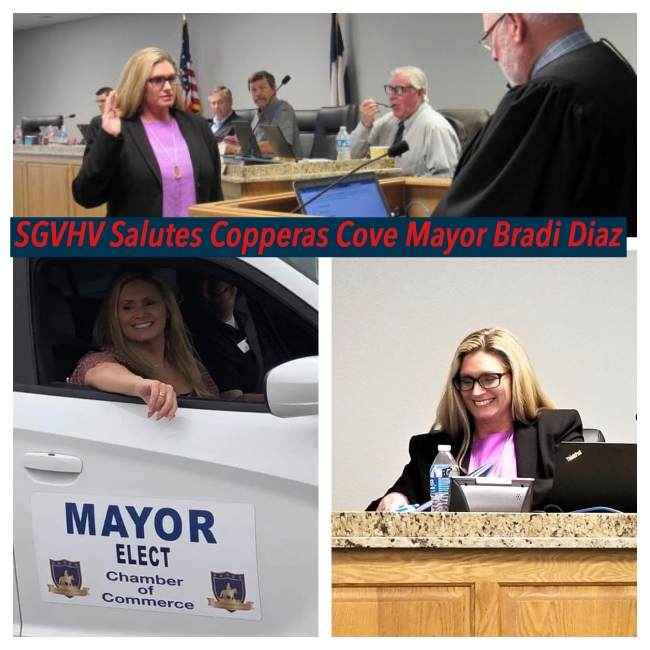 2020 SGVHV Salutes Copperas Cove Mayor Bradi Diaz